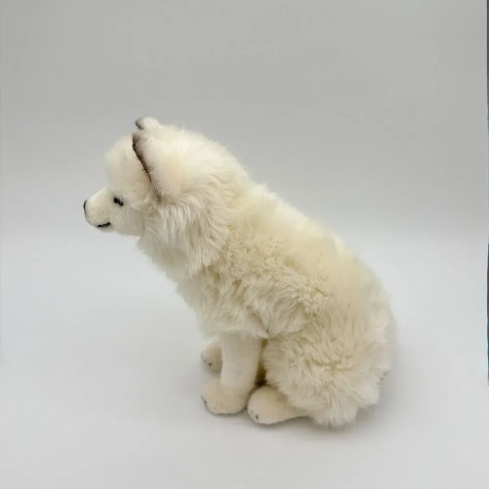Kosen Arctic Fox White Plush Realistic #3930 Stuffed Animal Collect German